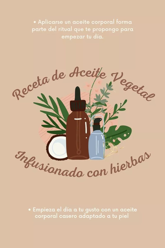 RECETA DE ACEITE VEGETAL INFUSIONADO CON HIERBAS