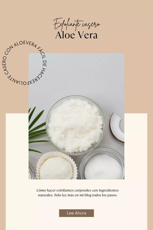 Cómo hacer exfoliantes con aloe vera