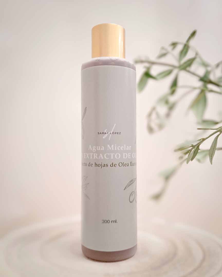 Agua micelar con extracto de olivo